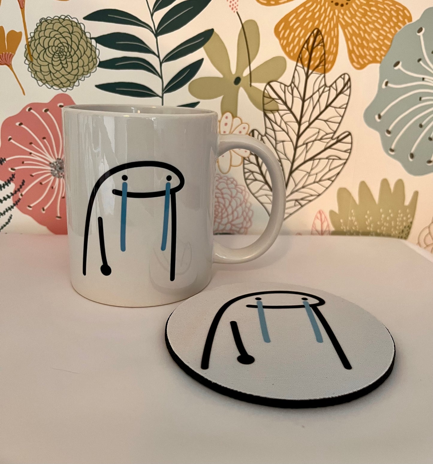 Funny friends mug and coaster - Keila Makes It