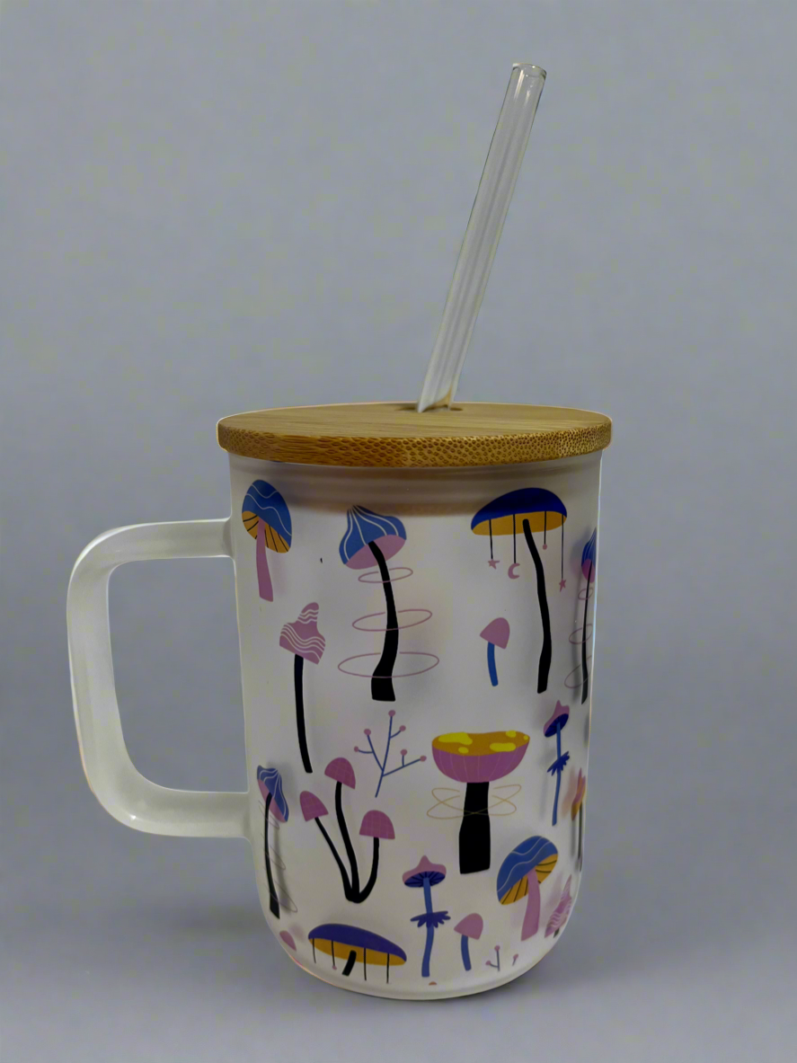 Mushroom frosted mug