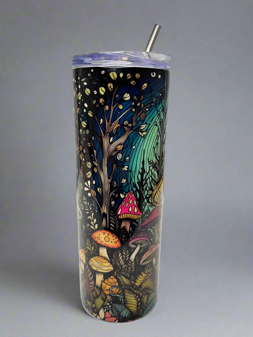 Mushroom magic tumbler