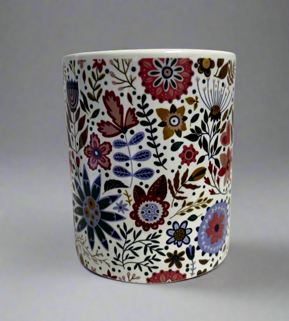 Flowers mug 11oz