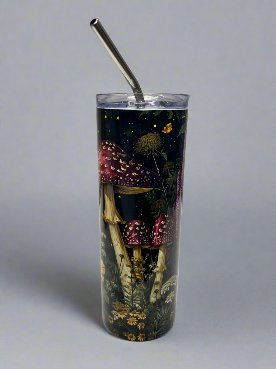 Mushroom garden tumbler