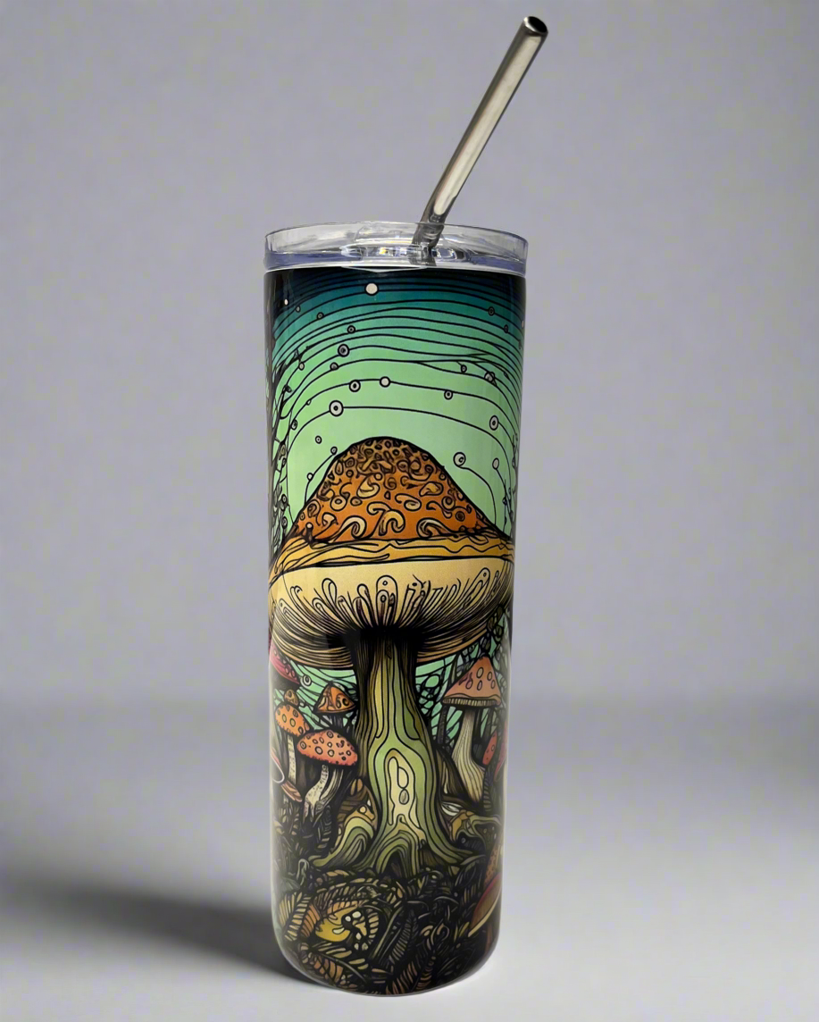 Mushroom magic tumbler