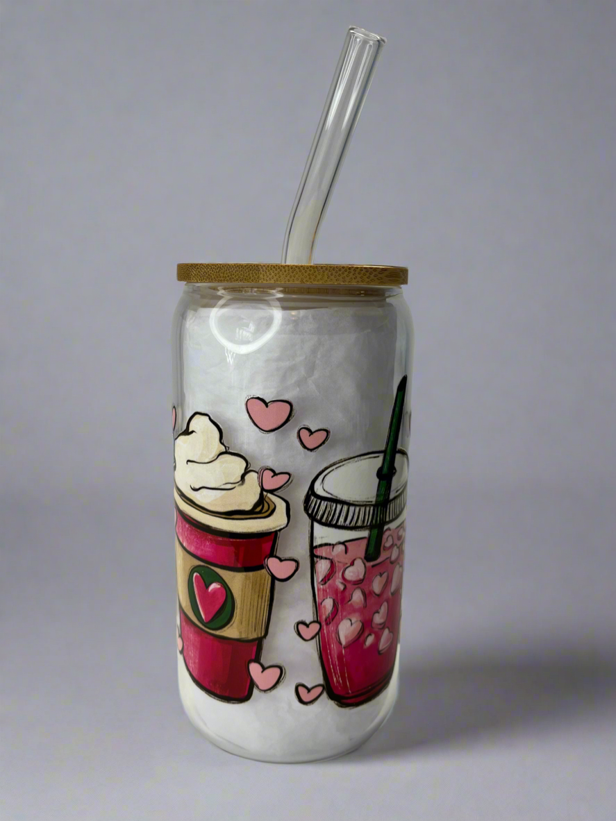 True love glass can cup