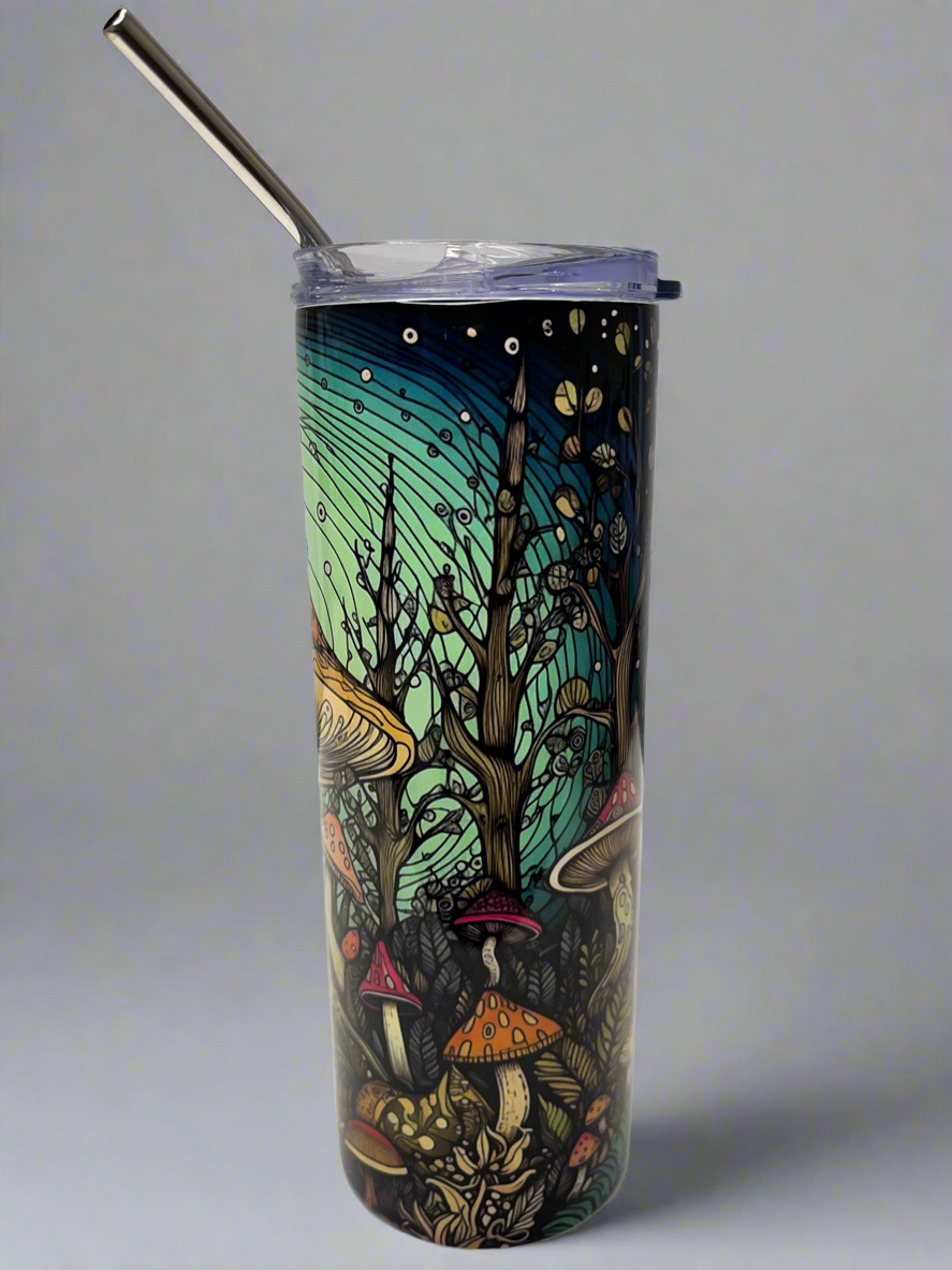 Mushroom magic tumbler