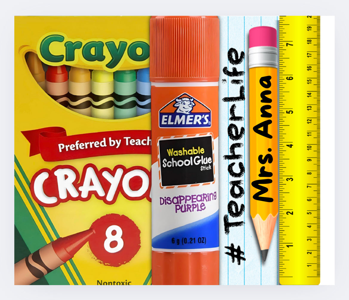 #Teacherlife Tumbler - Customizable with Name on Pencil