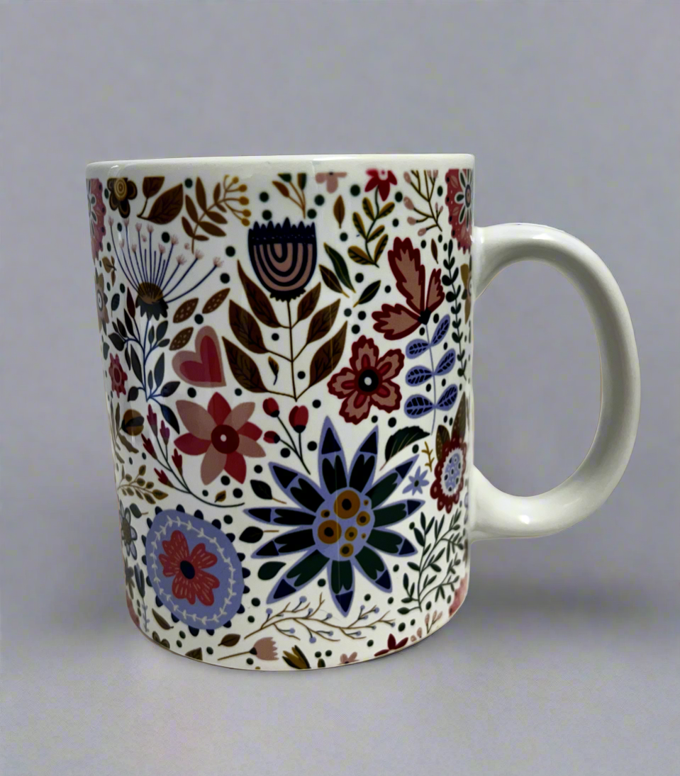 Flowers mug 11oz