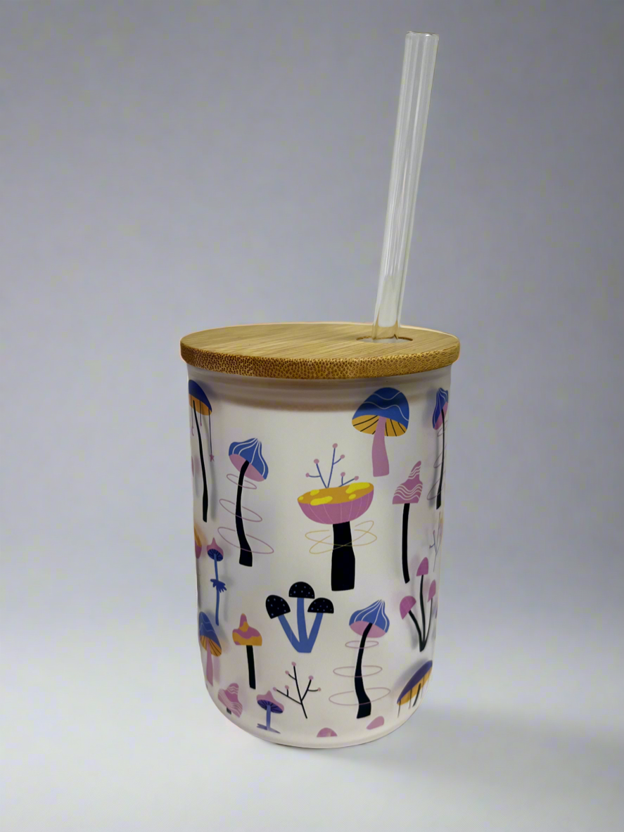 Mushroom frosted mug