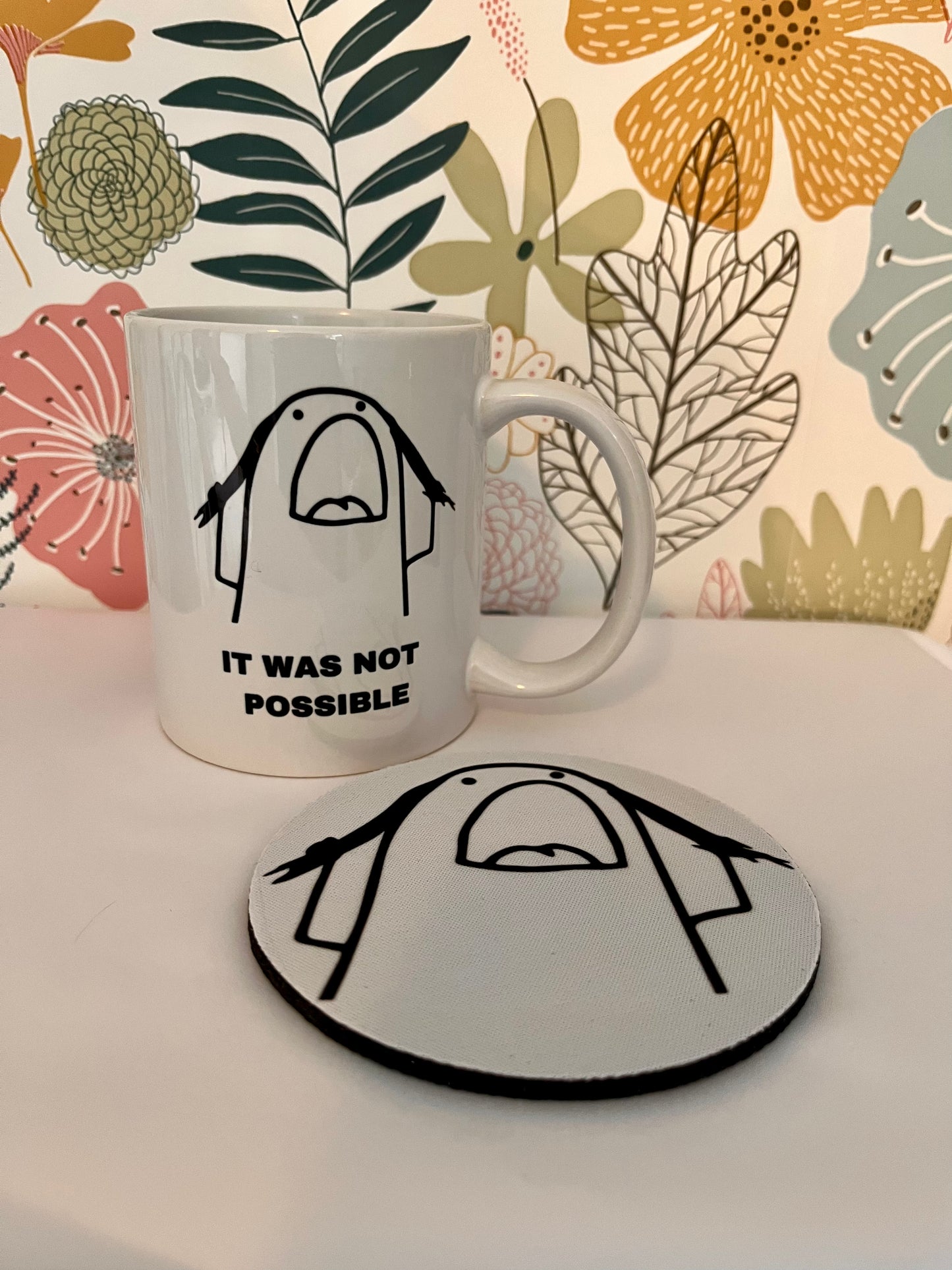 Funny mug and coaster - Keila Makes It