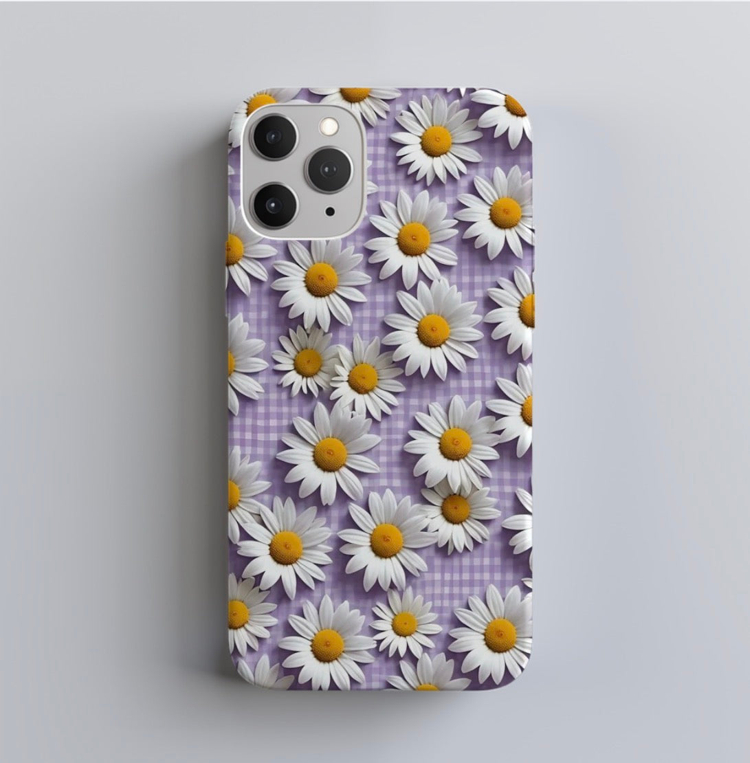 Purple Daisy iPhone Case