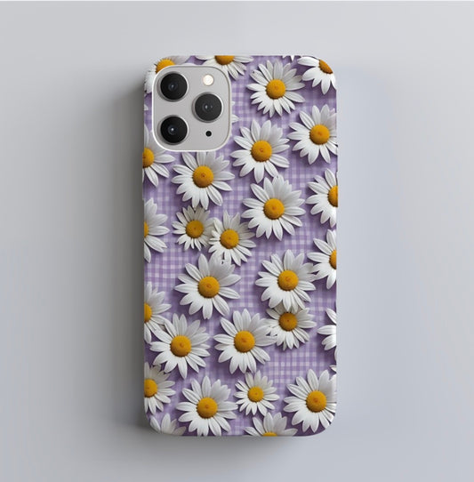 Purple Daisy iPhone Case
