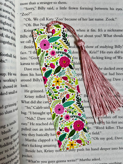 Flowers bookmark - Keila Makes It