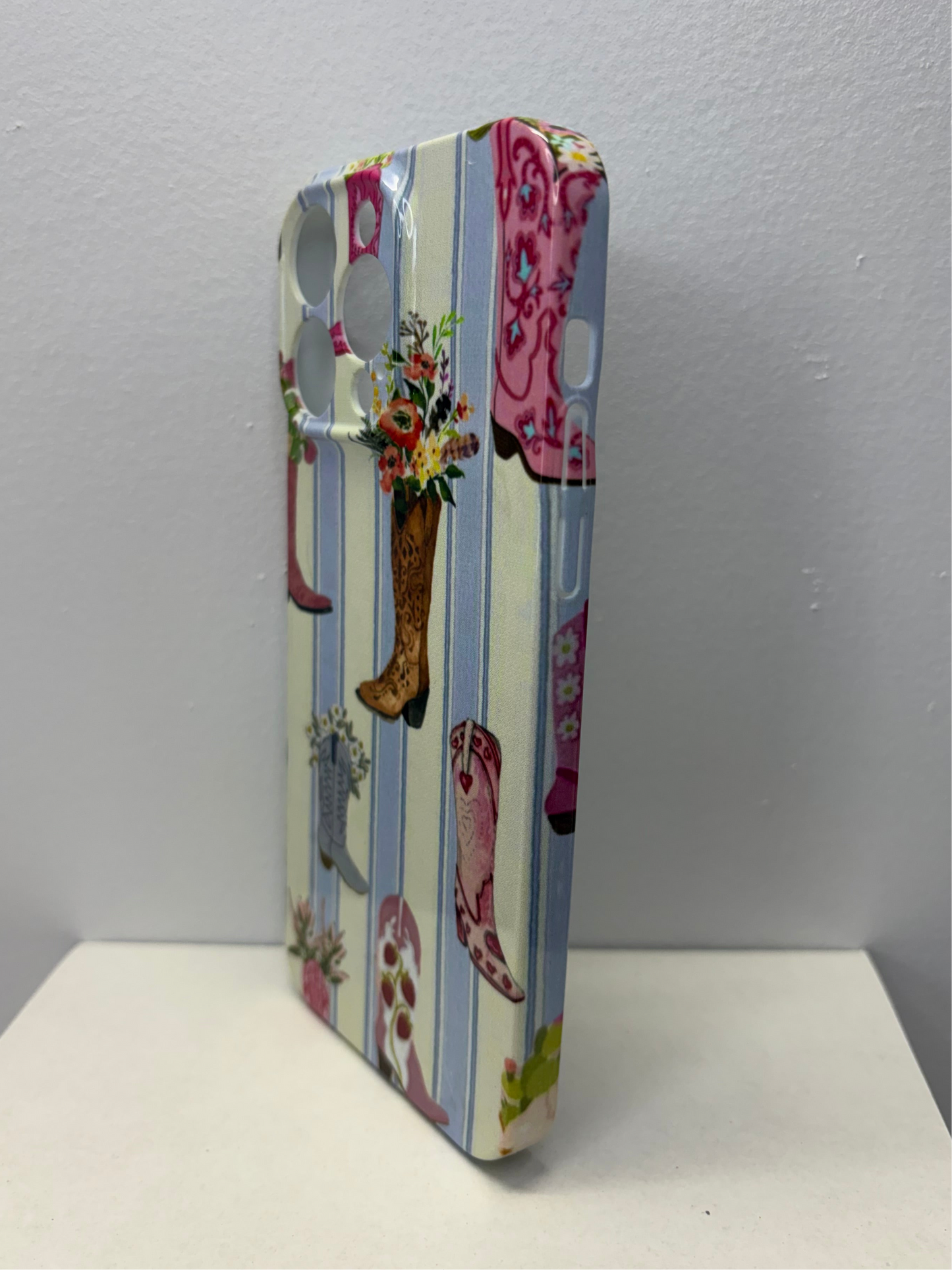 Floral Cowgirl Boots Phone Case