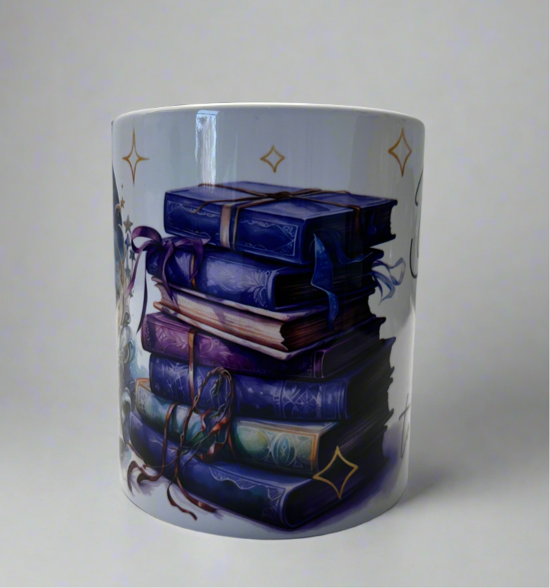 Book lead to stars mug