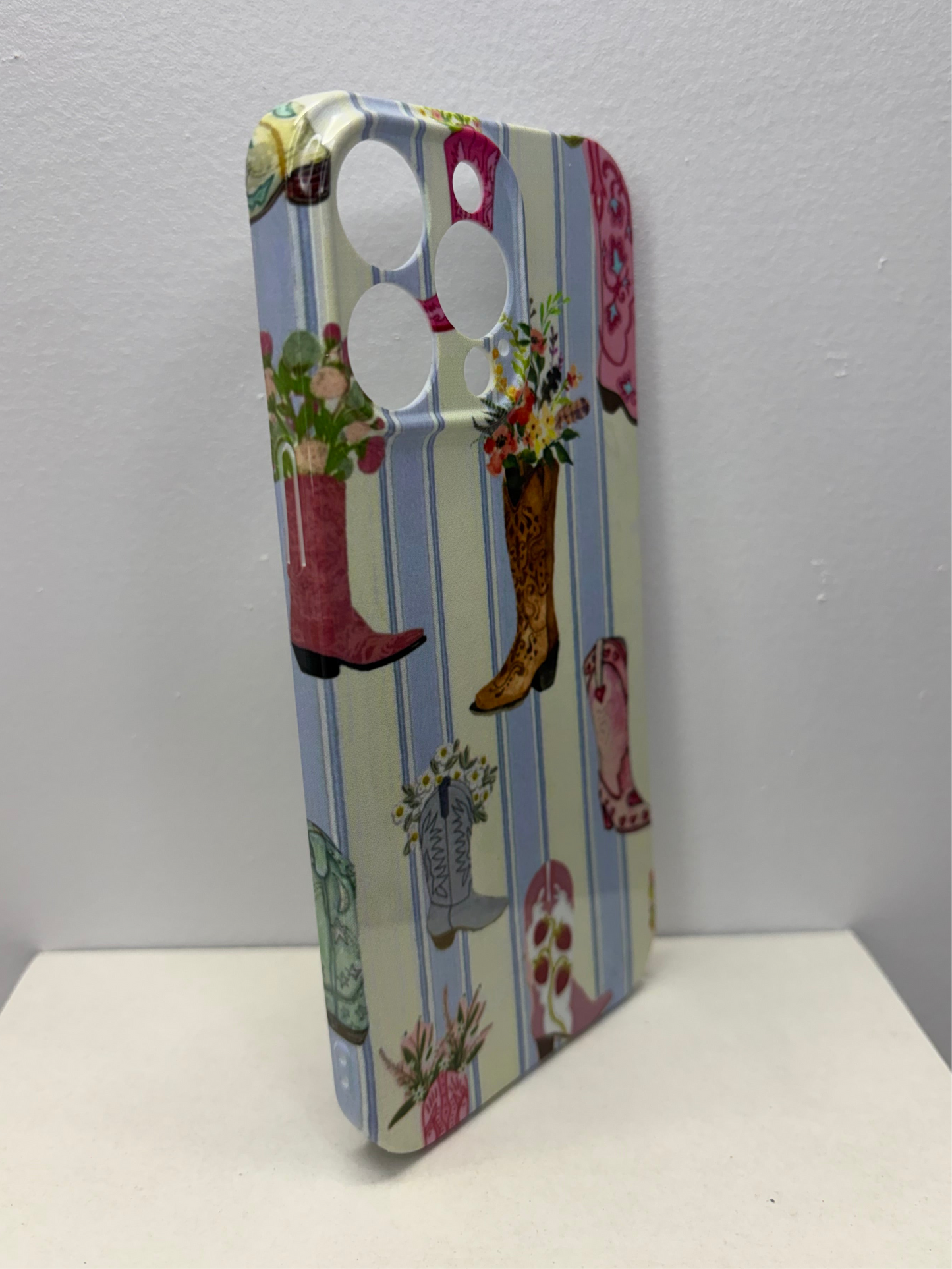 Floral Cowgirl Boots Phone Case